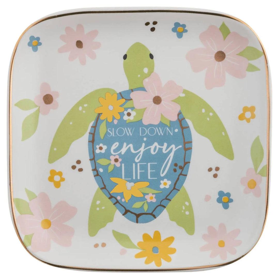Flora Square Trinket Tray Karma