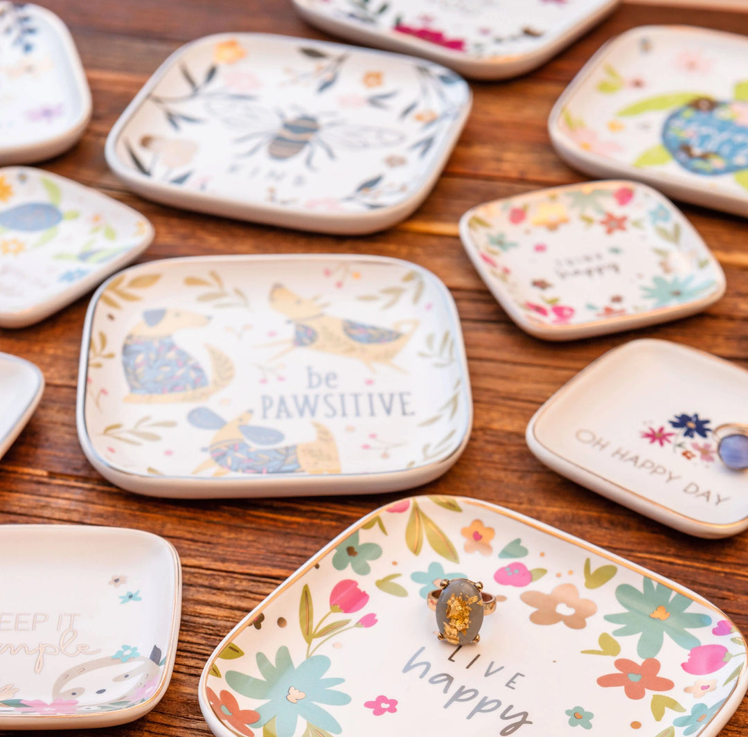 Flora Square Trinket Tray Karma