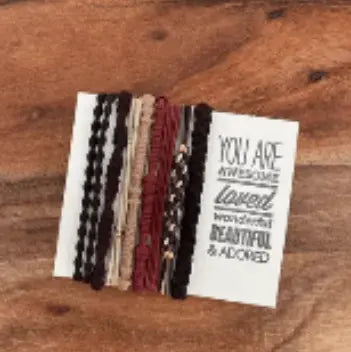 Boho Hair Ties - Serene Crafts Hub