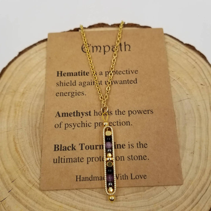 Charming Natural Stone Wishing Bead Necklace - Thoughtful Gift for Love and Intentions - Serene Crafts Hub