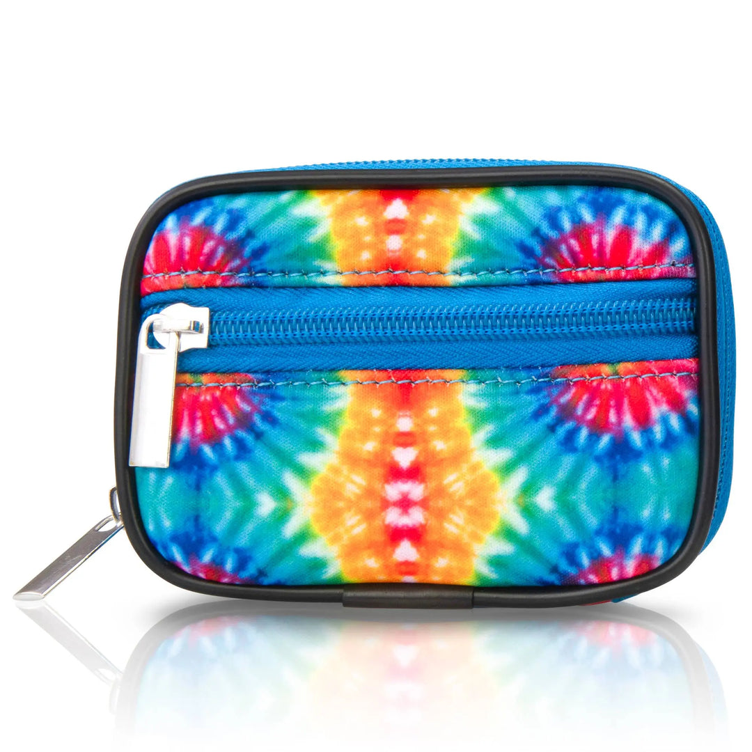 Cute, Compact Pill Case - 7 - Day Travel Medicine Organizer: Tie Dye - Serene Crafts Hub