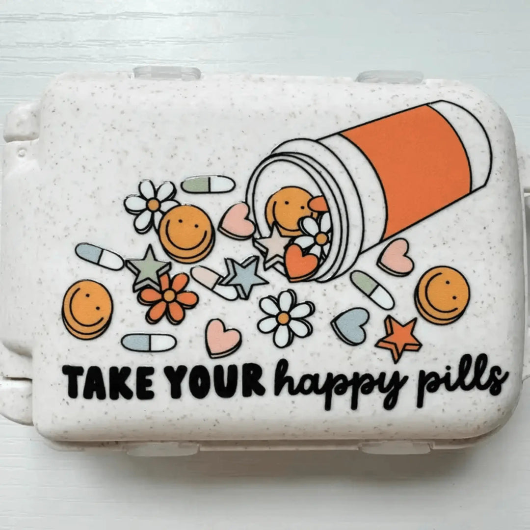 Cute Medication, Vitamins, or Supplements Organizer - Serene Crafts Hub