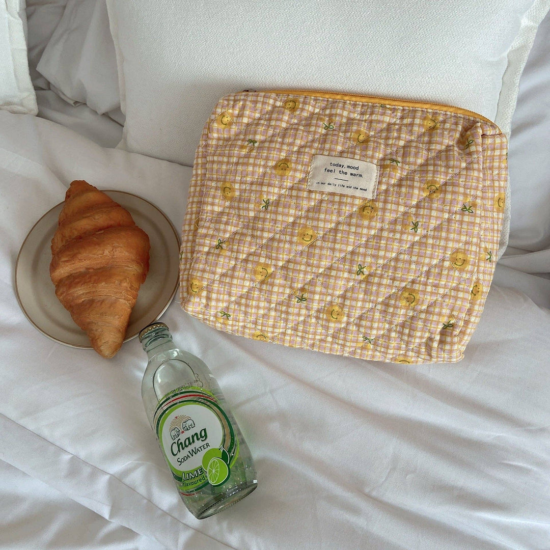 Floral Storage Purse Cosmetic Bag - Serene Crafts Hub