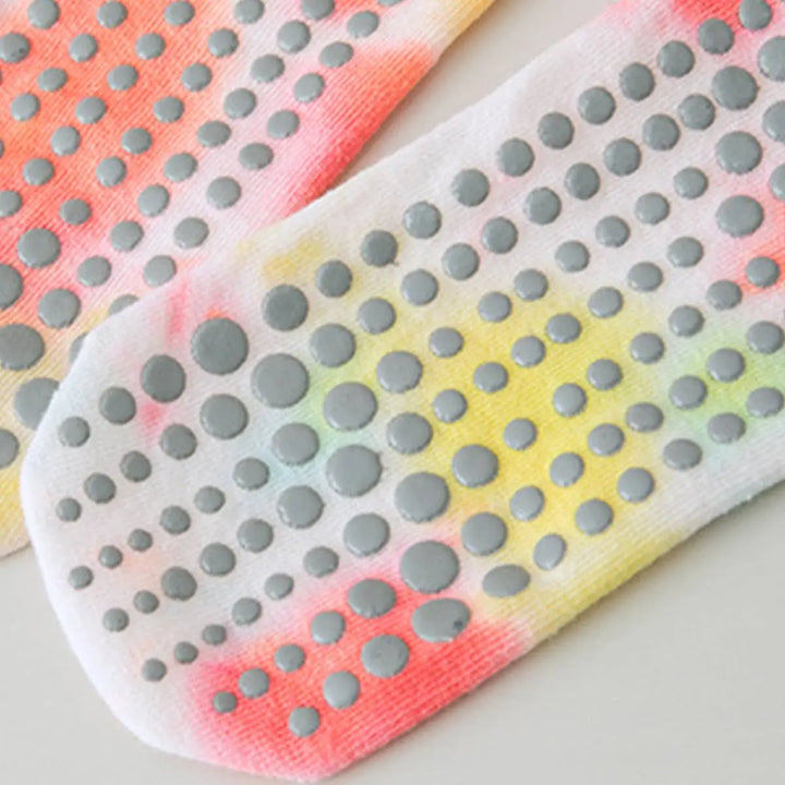 Grip & Flow Yoga/Pilates Socks - Tie Dye Edition - Serene Crafts Hub