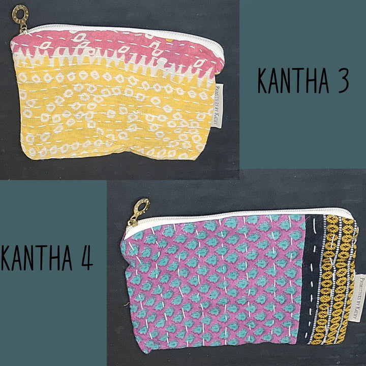 Handmade Kantha Pouch: A Burst of Color for Your Everyday - Serene Crafts Hub