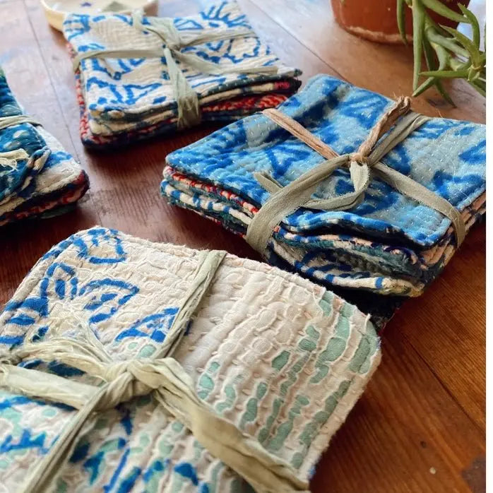 Kantha Coasters: A Touch of Elegance for Your Home - Serene Crafts Hub