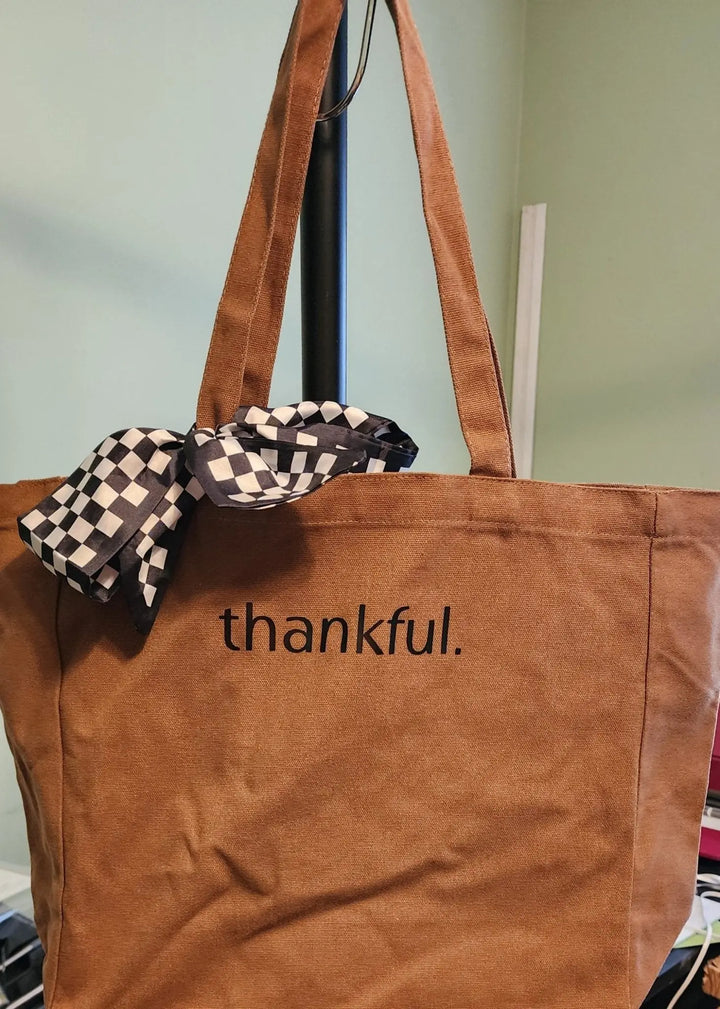 Minimalist Word Art Tote - Serene Crafts Hub