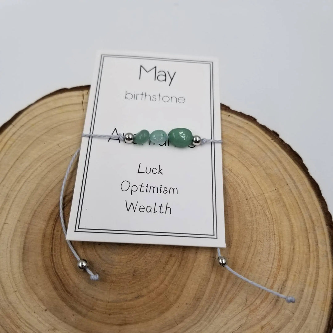 Natural Stone Bracelet for Birthday,Handmade Jewelry Gift for Her - Serene Crafts Hub