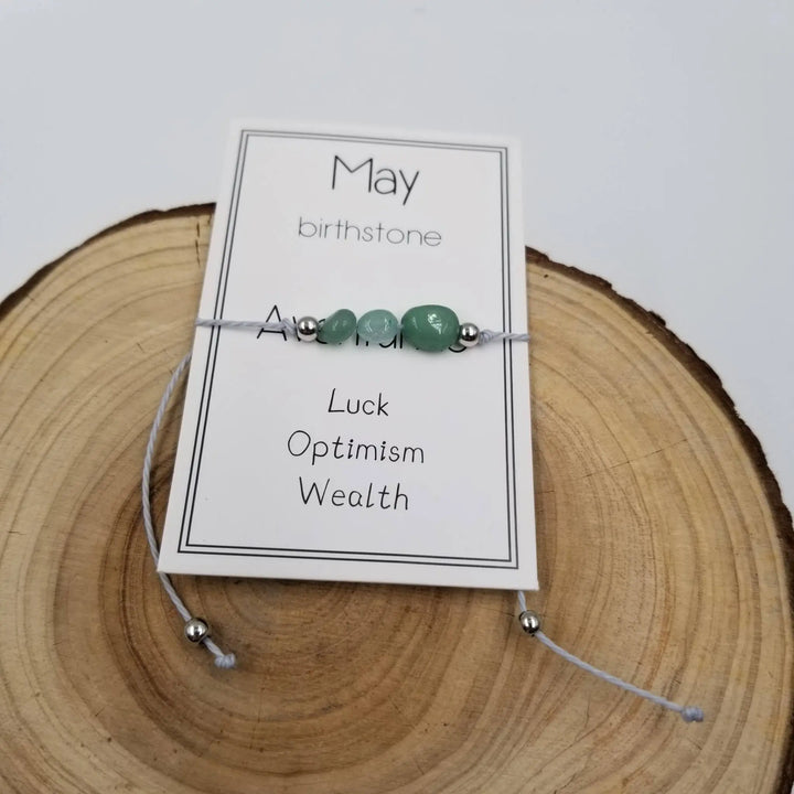 Natural Stone Bracelet for Birthday,Handmade Jewelry Gift for Her - Serene Crafts Hub