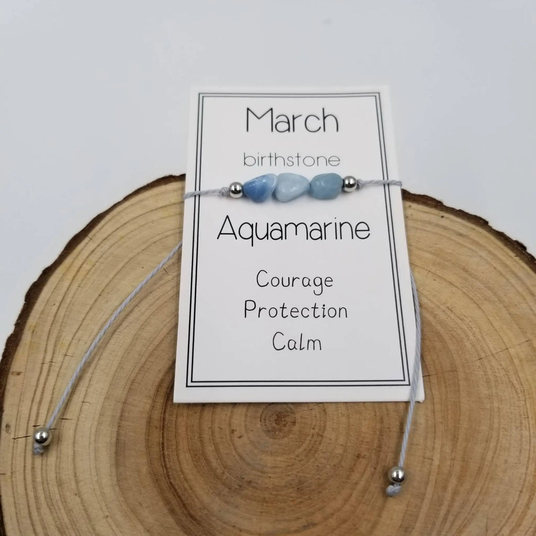 Natural Stone Bracelet for Birthday,Handmade Jewelry Gift for Her - Serene Crafts Hub