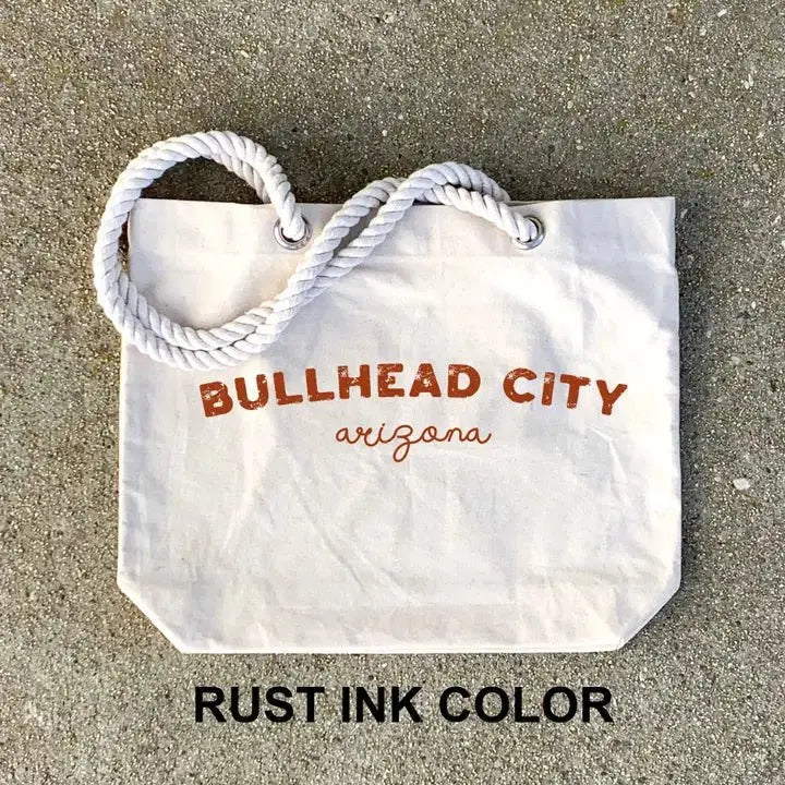 Personalized Beach Tote with Rope Handles - Serene Crafts Hub