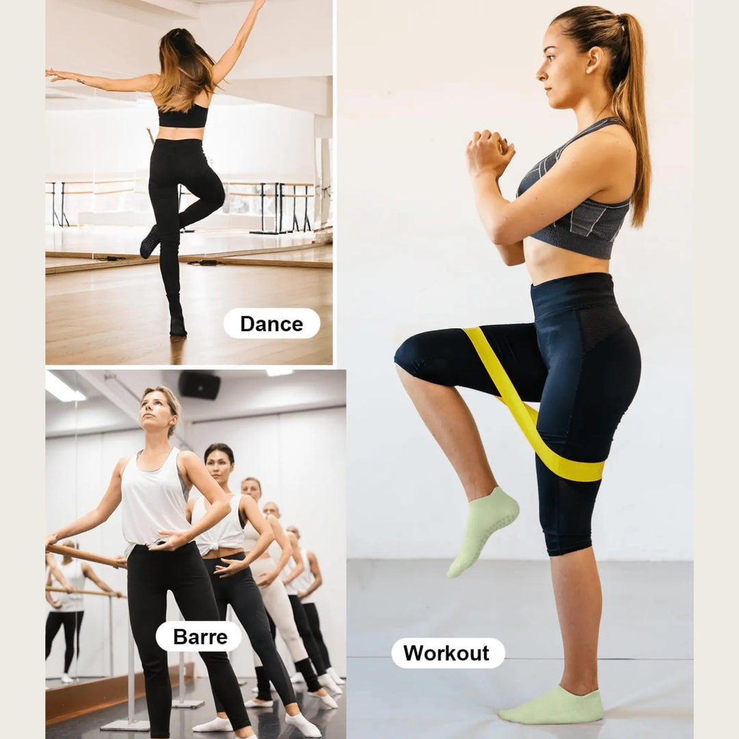 Pilates/Yoga Anti Slip Socks (ankle socks) - Serene Crafts Hub