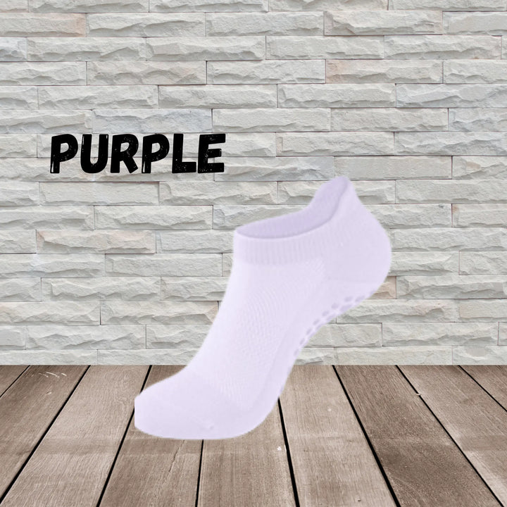 Pilates/Yoga Anti Slip Socks (ankle socks) - Serene Crafts Hub