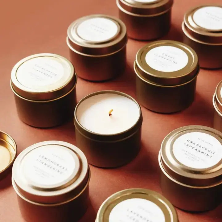Pure Essential Oil Candles: Natural Luxury & Sustainable Style (2oz) - Serene Crafts Hub