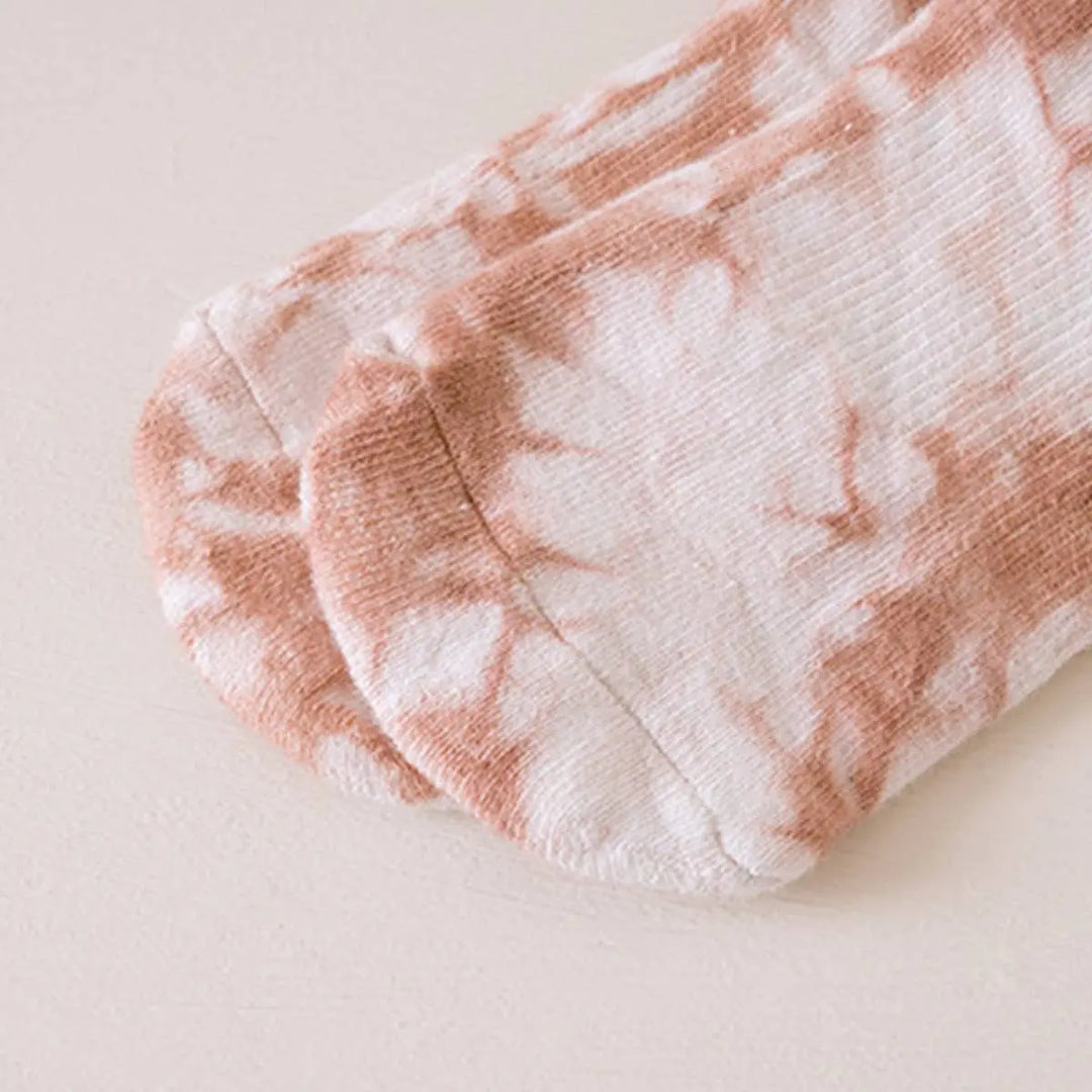 Stay Grounded: Low - Cut Non - Slip Yoga/Pilates Socks - Tie Dye - Serene Crafts Hub