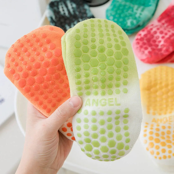 Stay Grounded: Low - Cut Non - Slip Yoga/Pilates Socks - Tie Dye - Serene Crafts Hub