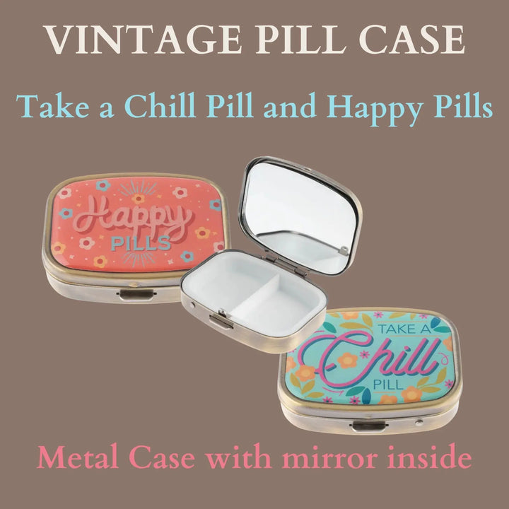 Vintage Metal Pill Case - Serene Crafts Hub