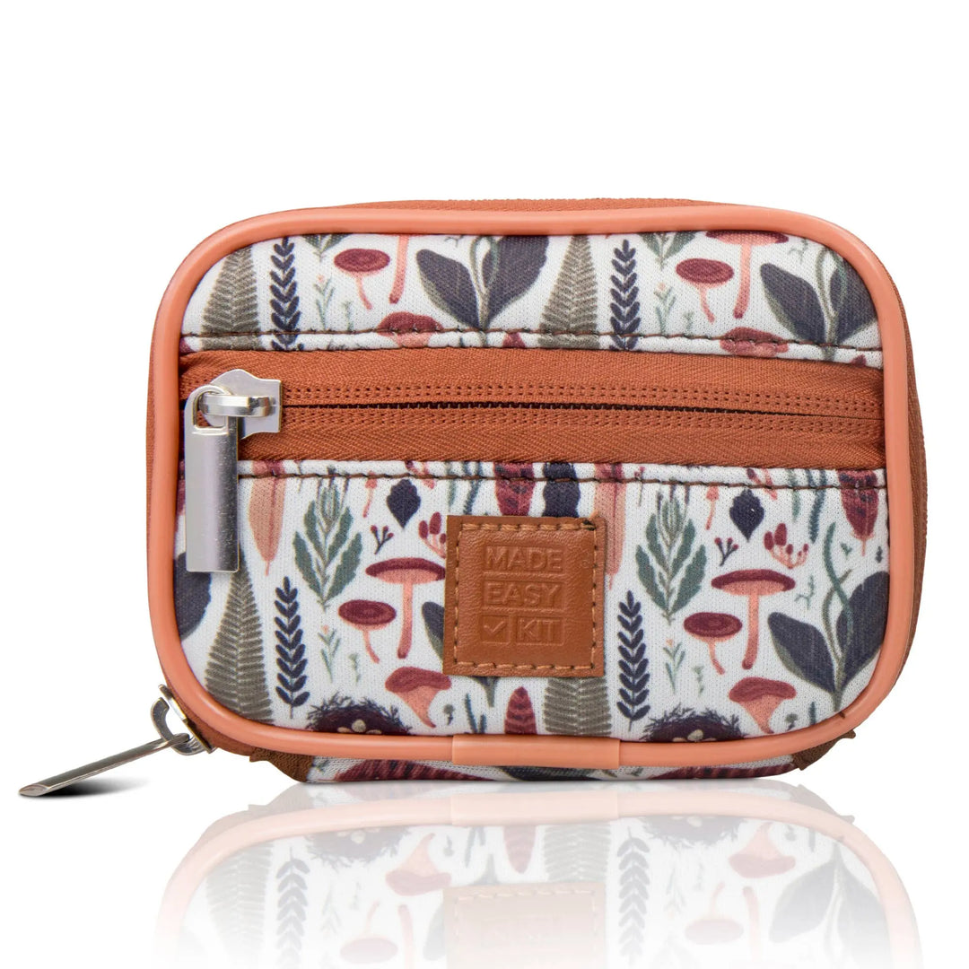 Woodsy, Brown, Cute Pill Case - Weekly 7 - Day Medicine Organizer: Light Brown Woods - Serene Crafts Hub