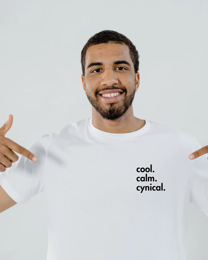 Gen X Tee – “cool. calm. cynical. ” – Big X Back Print Serene Crafts Hub