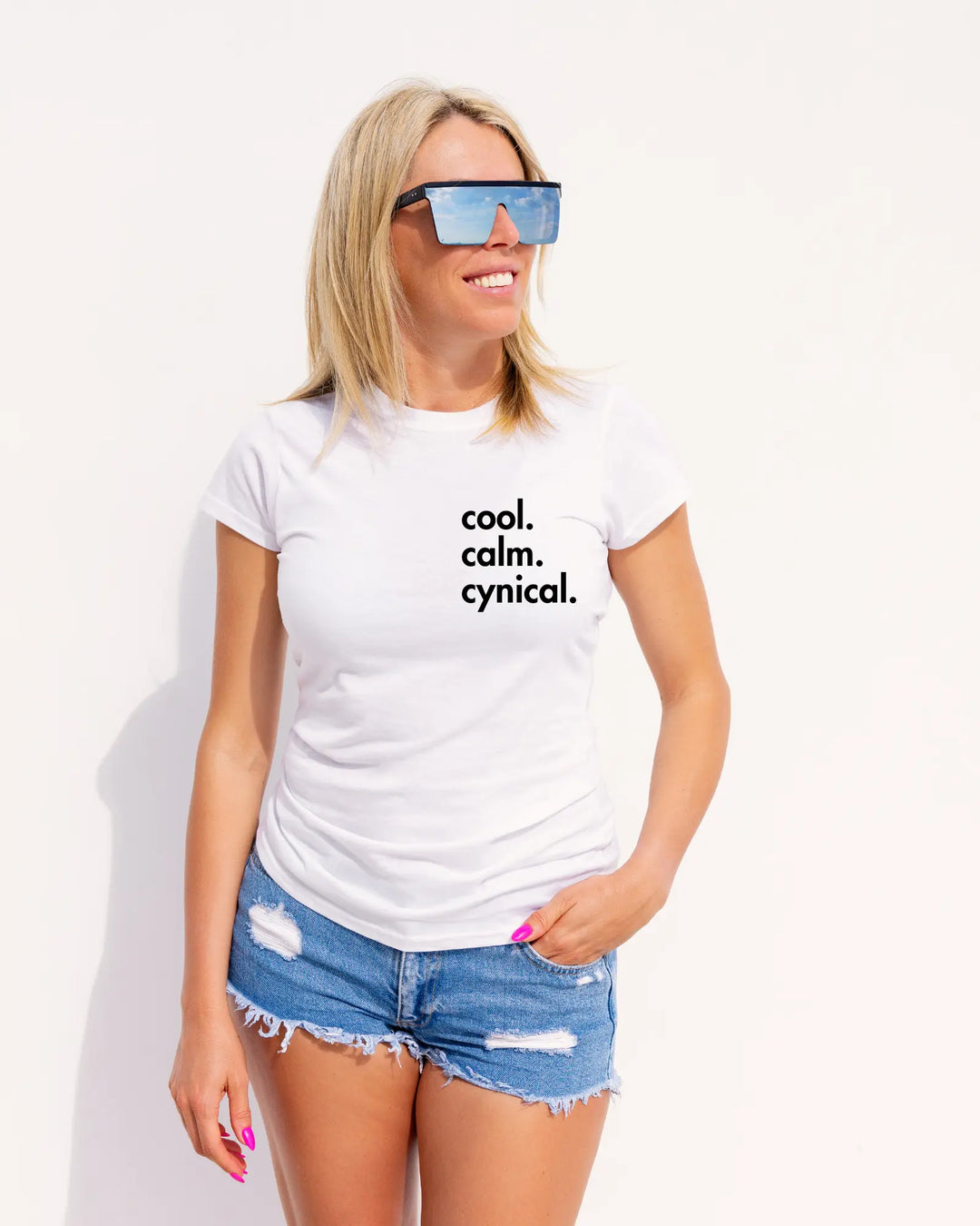 Gen X Tee – “cool. calm. cynical. ” – Big X Back Print Serene Crafts Hub