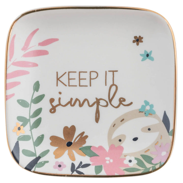 Flora Square Trinket Tray Karma