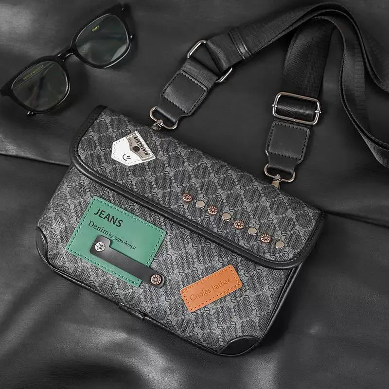 Chic Leather Crossbody Bag - Serene Crafts Hub