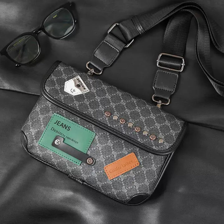 Chic Leather Crossbody Bag - Serene Crafts Hub