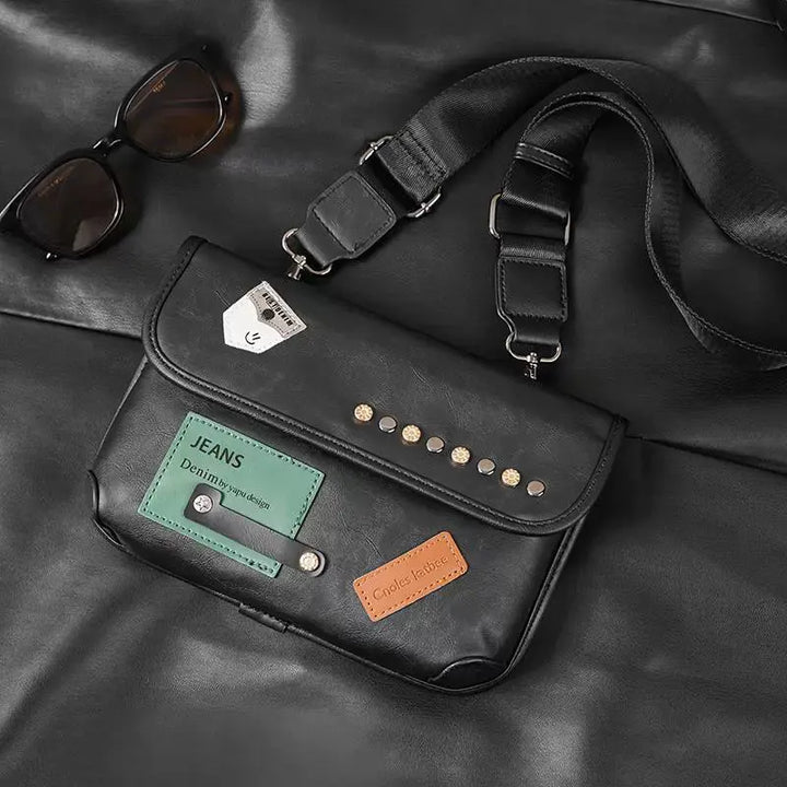 Chic Leather Crossbody Bag - Serene Crafts Hub