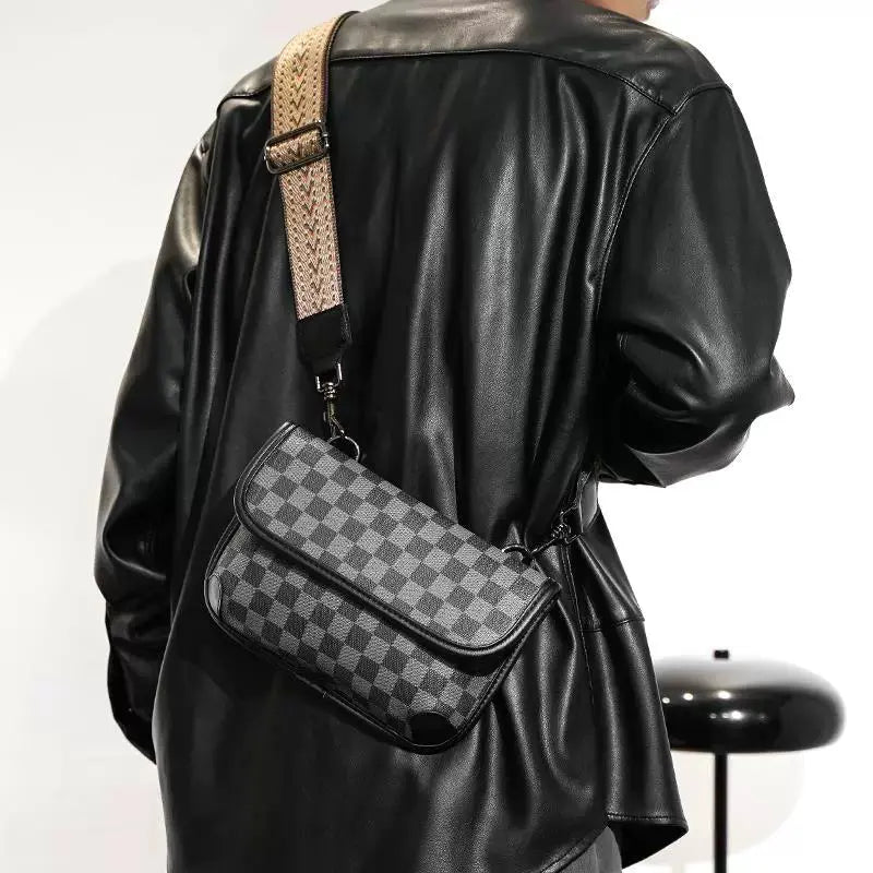 Chic Leather Crossbody Bag - Serene Crafts Hub
