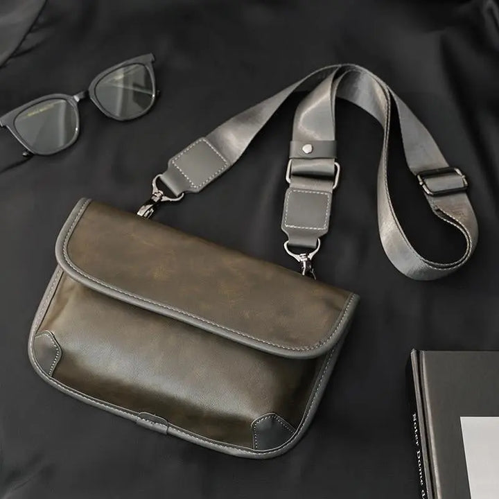 Chic Leather Crossbody Bag - Serene Crafts Hub