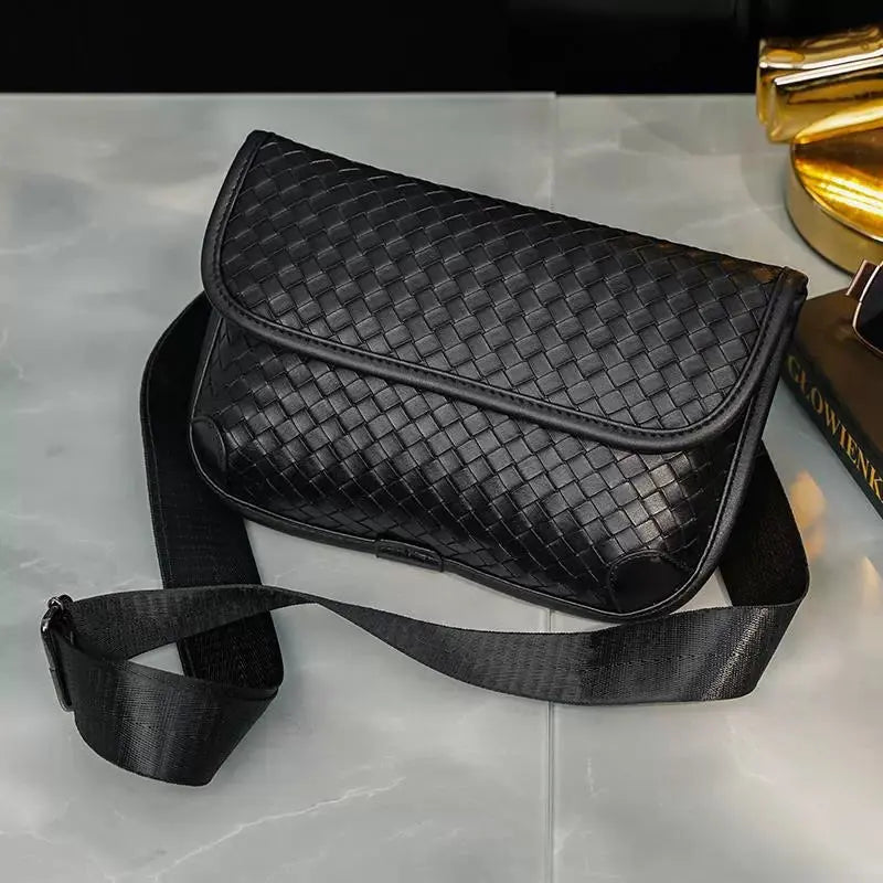 Chic Leather Crossbody Bag - Serene Crafts Hub