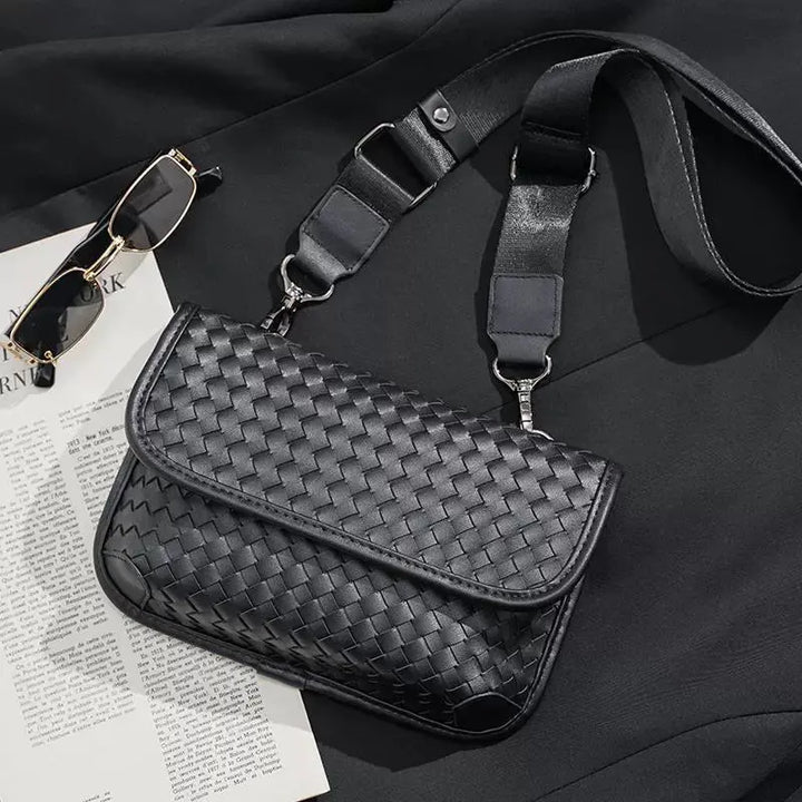 Chic Leather Crossbody Bag - Serene Crafts Hub