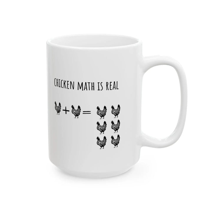 Chicken Math Is Real – Funny Chicken Lover Mug - Serene Crafts Hub
