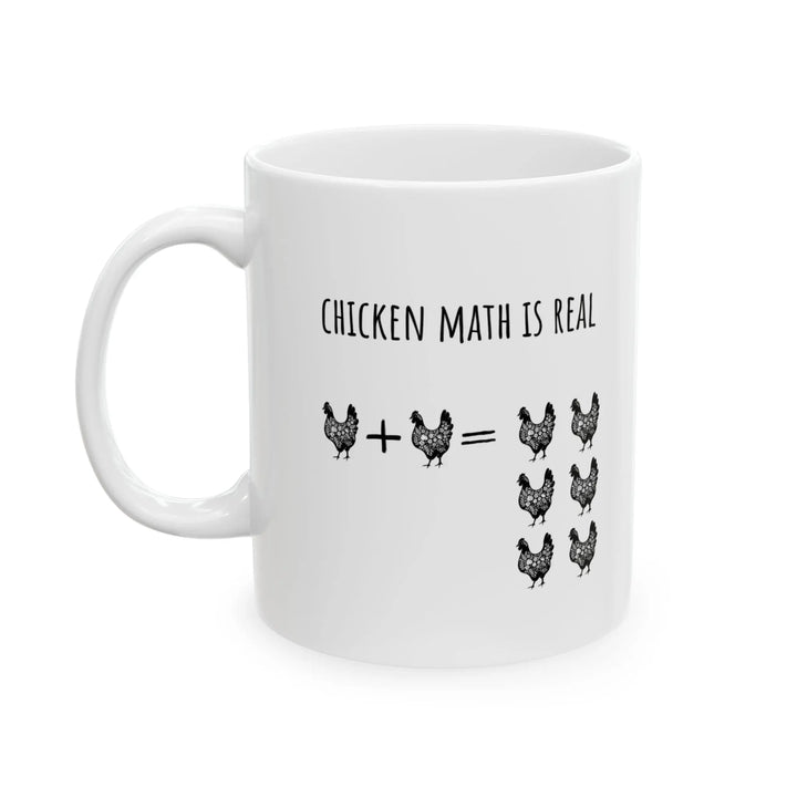 Chicken Math Is Real – Funny Chicken Lover Mug - Serene Crafts Hub