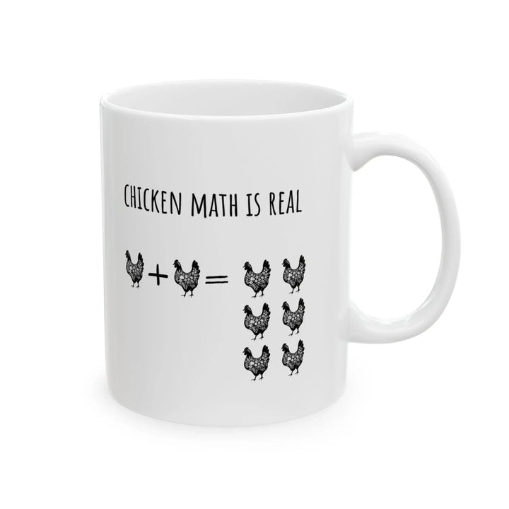 Chicken Math Is Real – Funny Chicken Lover Mug - Serene Crafts Hub