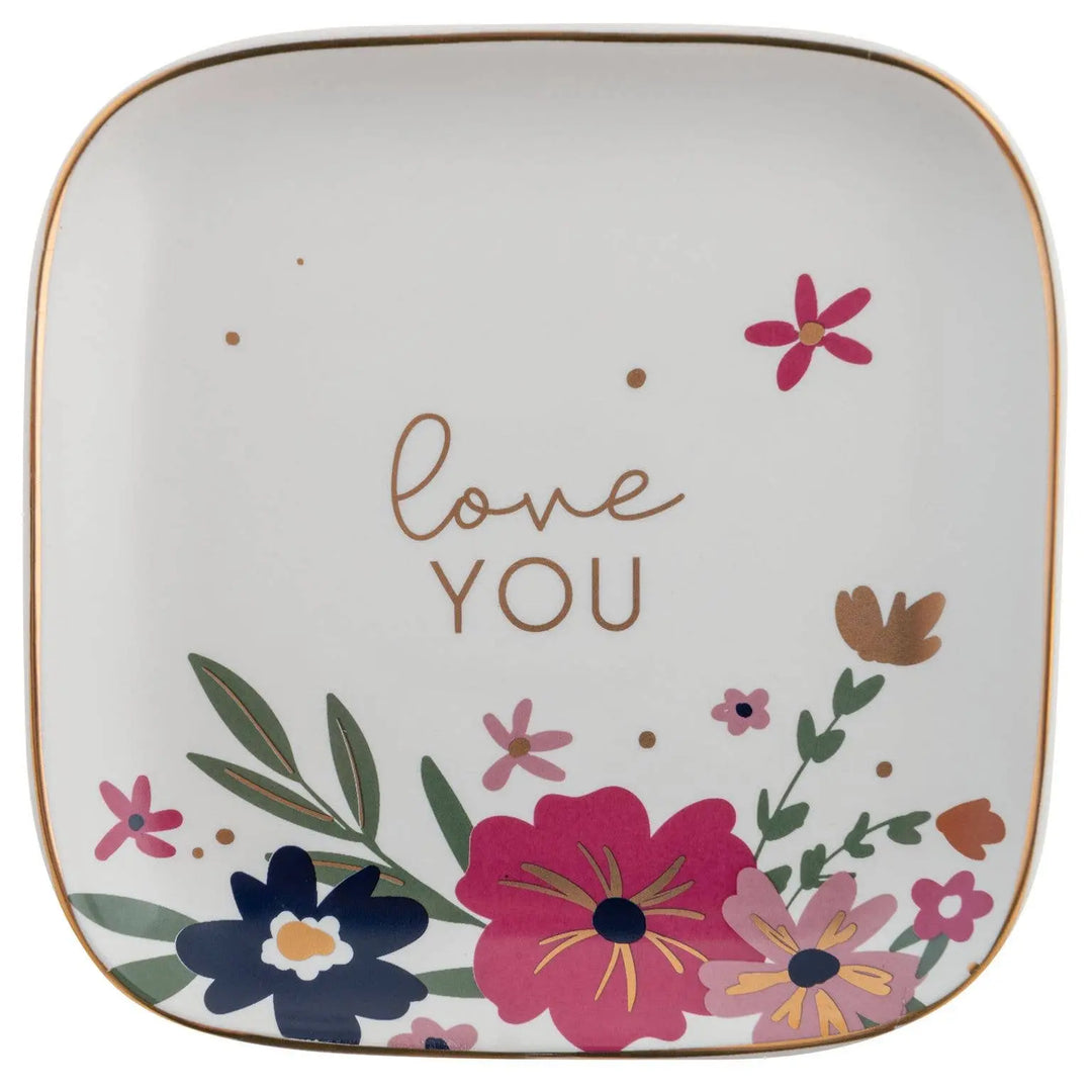 Flora Square Trinket Tray Karma