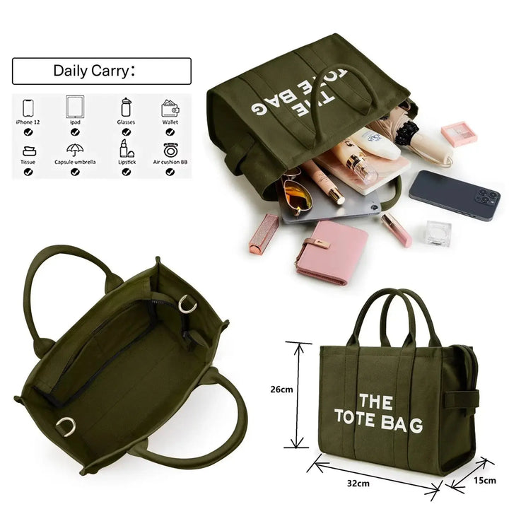 Designer Tote Bag - Large Capacity & Versatile - Serene Crafts Hub