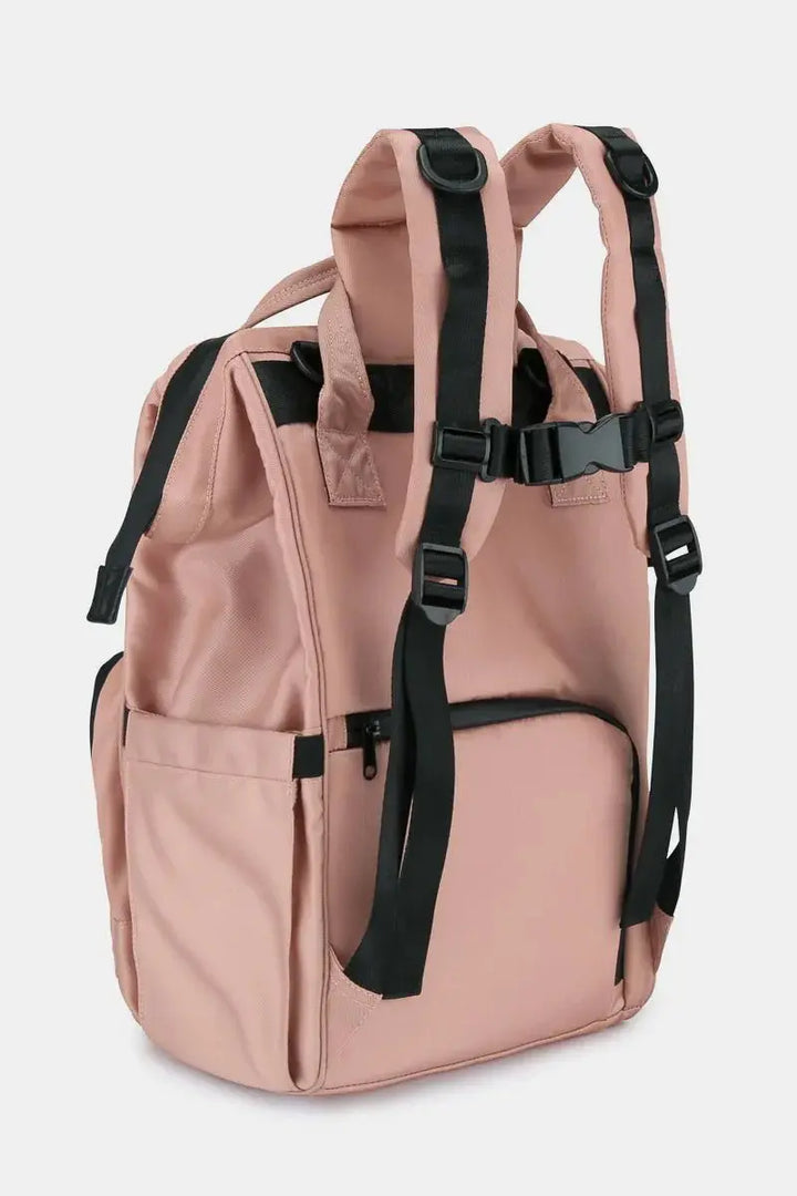Diaper Backpack Bag, Anti Theft, Waterproof Nylon - Serene Crafts Hub