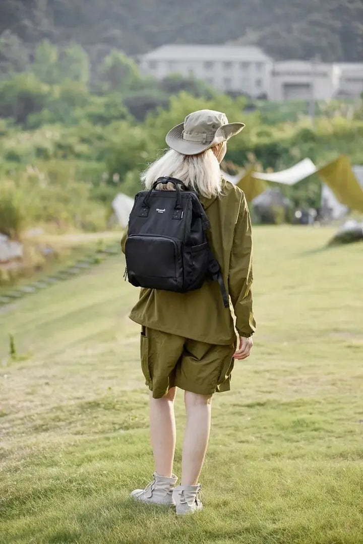 Diaper Backpack Bag, Anti Theft, Waterproof Nylon - Serene Crafts Hub