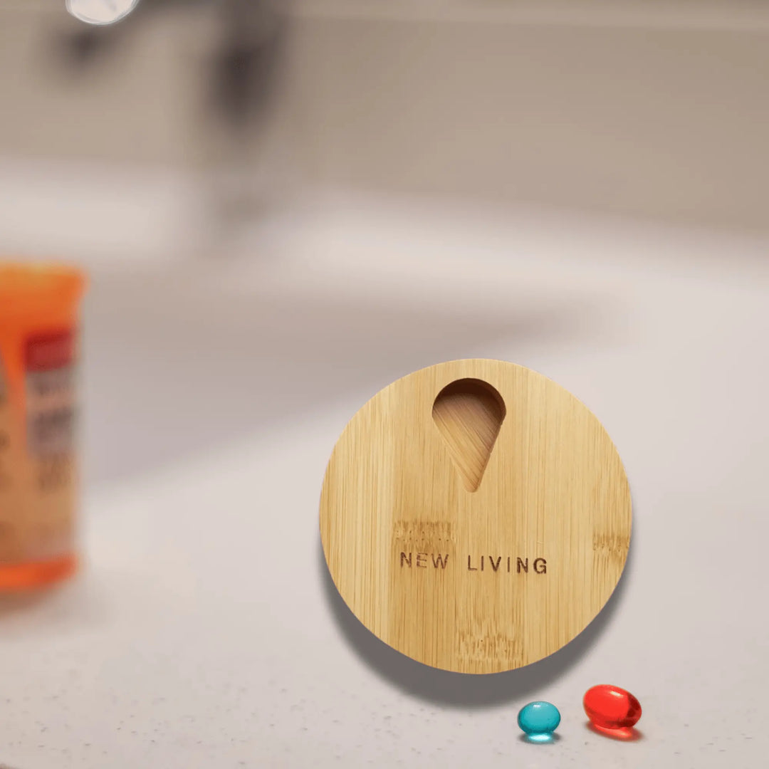 Eco - Friendly Bamboo Pill Case - Serene Crafts Hub