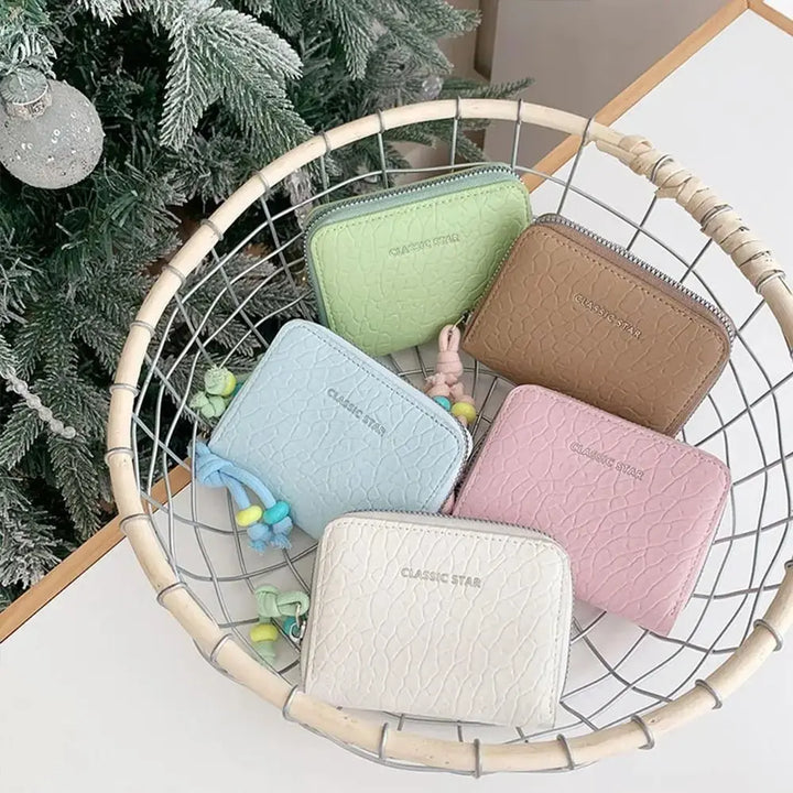 Elegant Women's Short PU Leather Wallet - Serene Crafts Hub