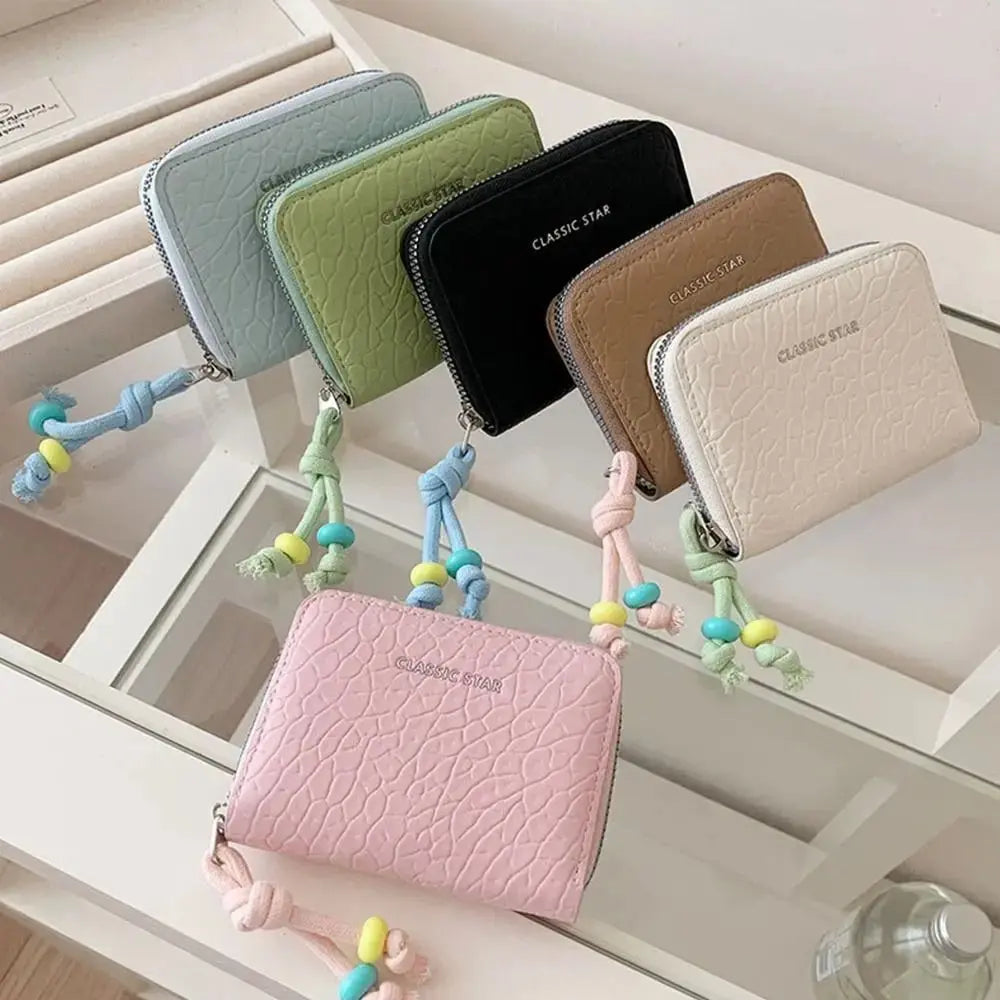 Elegant Women's Short PU Leather Wallet - Serene Crafts Hub