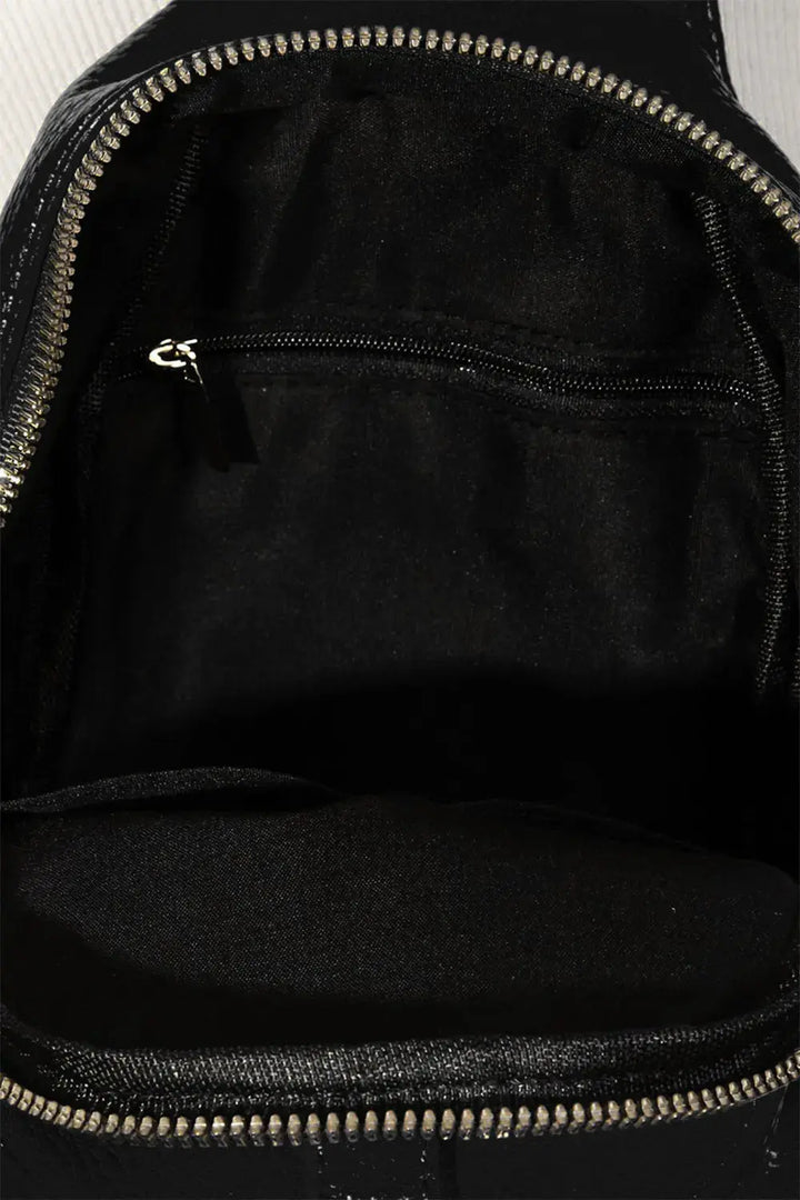 Fame Single Strap Faux Leather Sling Bag - Serene Crafts Hub