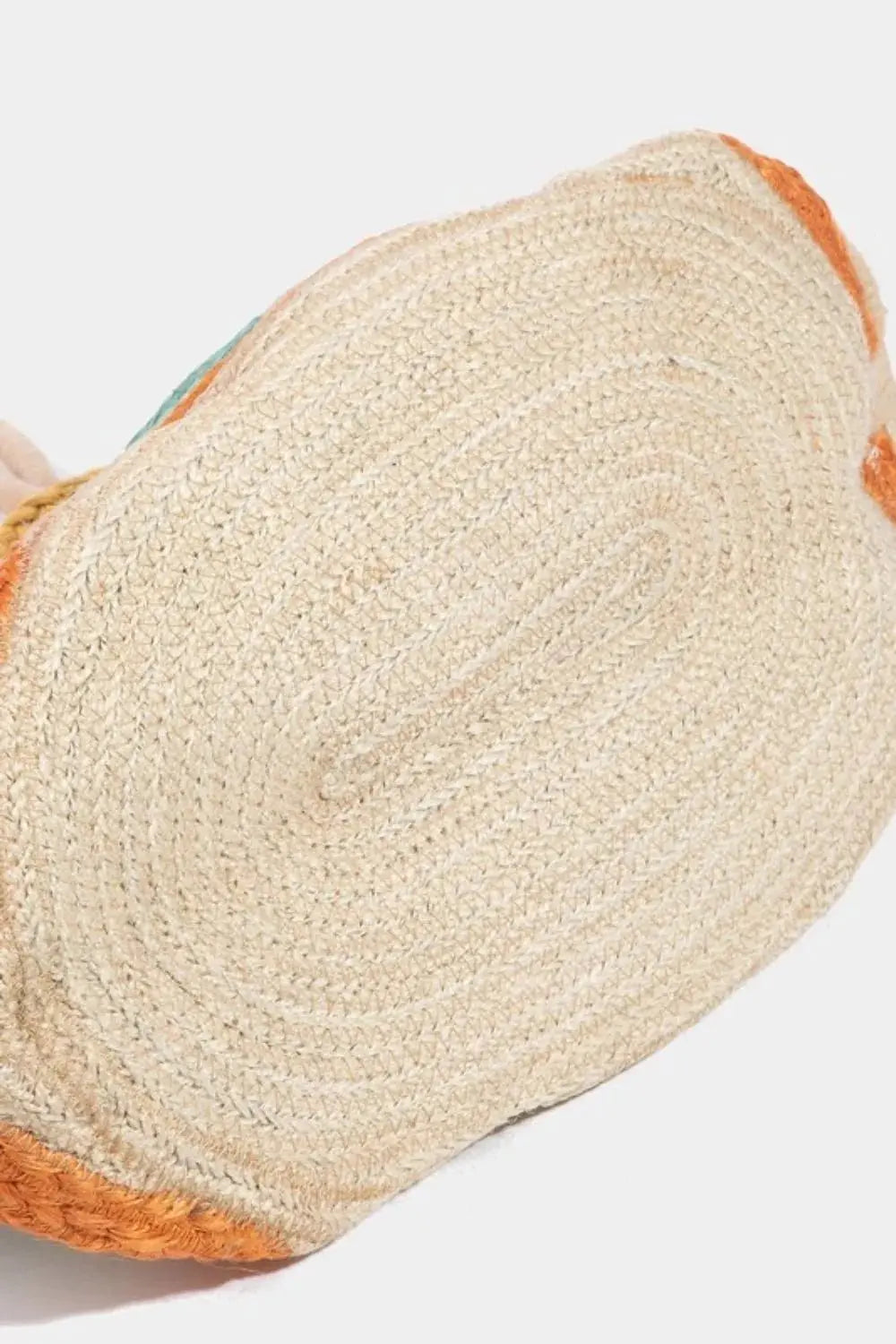 Fame Wavy Rainbow Straw Tote Bag - Serene Crafts Hub