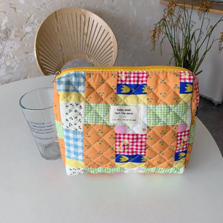 Floral Storage Purse Cosmetic Bag - Serene Crafts Hub
