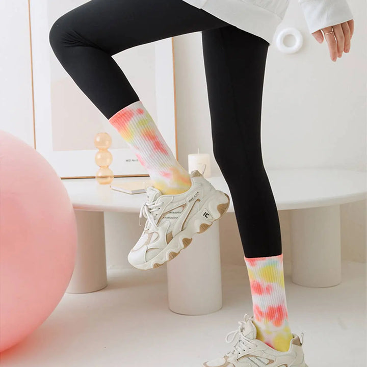 Grip & Flow Yoga/Pilates Socks - Tie Dye Edition - Serene Crafts Hub