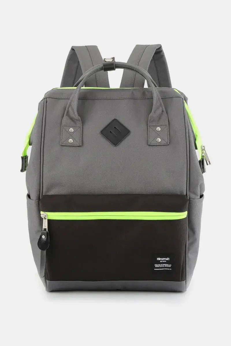 Himawari Contrast Waterproof Backpack Bag with Reinforced Edges - Serene Crafts Hub