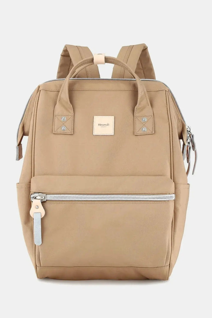 Himawari Water Resistant Canvas Backpack Bag with Side Pockets - Serene Crafts Hub