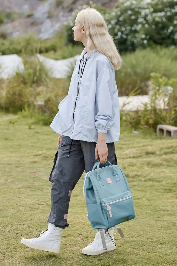 Himawari Water Resistant Canvas Backpack Bag with Side Pockets - Serene Crafts Hub