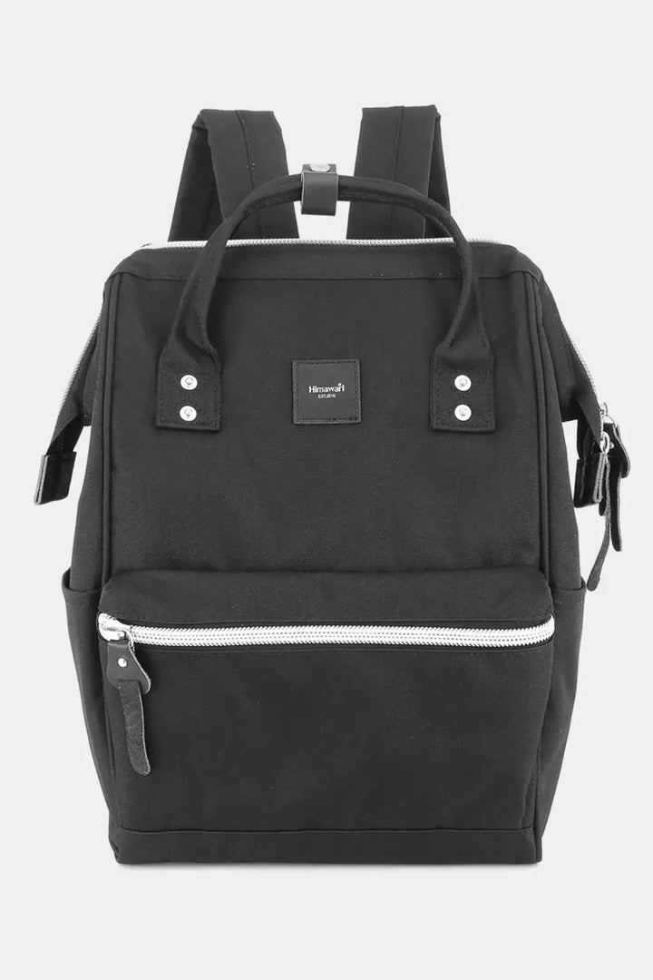 Himawari Water Resistant Canvas Backpack Bag with Side Pockets - Serene Crafts Hub